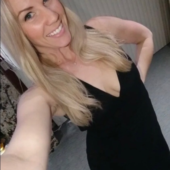 Lulus Black form fitted with cut out open back dress. - Picture 5 of 5